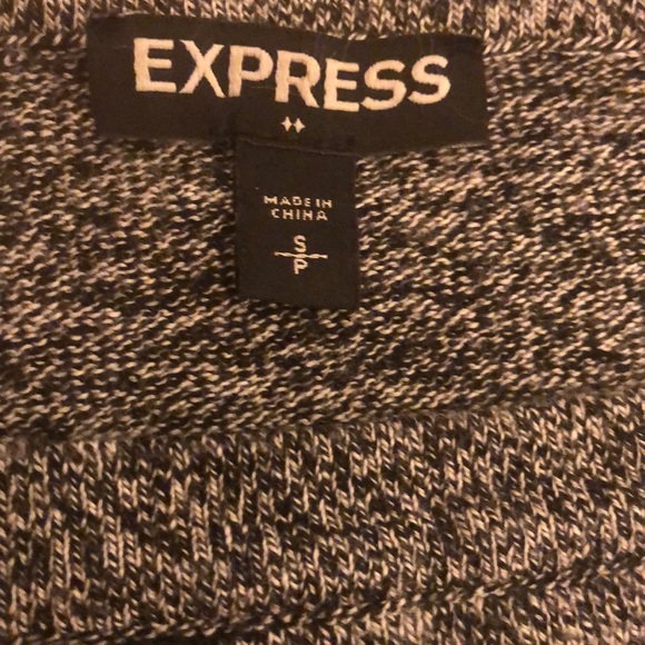 Express Sweater Dress Black/Grey Sz S - Picture 2 of 4